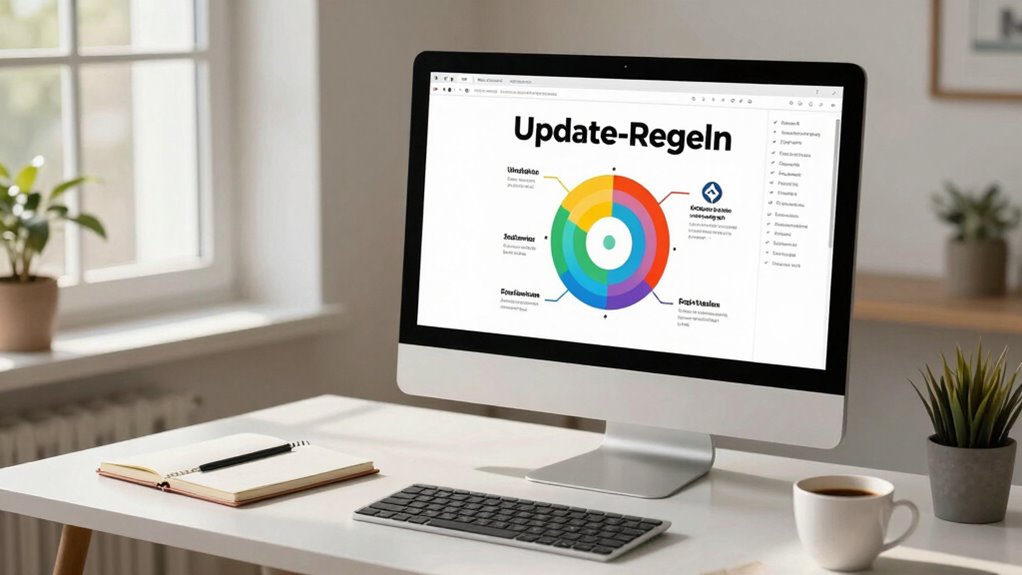 regelmäßige Updates schaffen Vertrauen