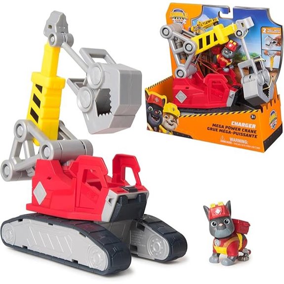 Rubble & Crew 2-in-1 Baustellfahrzeug-Spielset