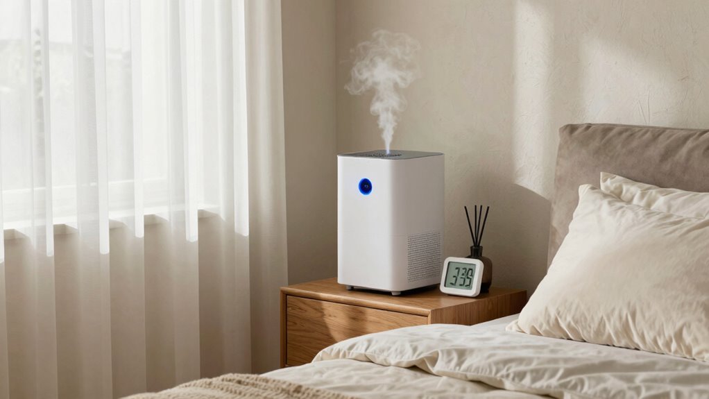 Kontrolliere die Luftfeuchtigkeit im Schlafzimmer