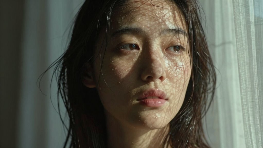 Kühles Gefühl durch den Luftstrom