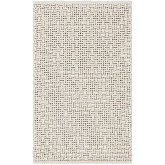 Jotex Panama Badvorleger aus Baumwollstoff Naturweiß 50 x 80 cm