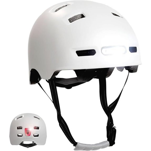 Crazy Safety Vertigo Fahrradhelm mit Lichtern