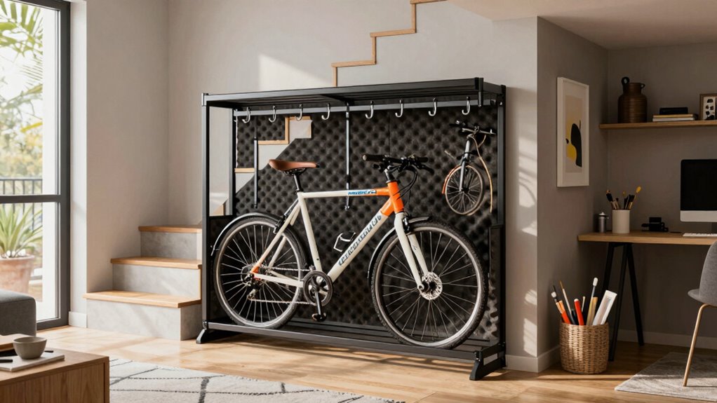 creative underground bike storage