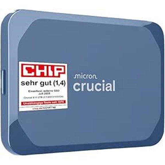 Crucial X10 2TB Externe SSD mit USB-C