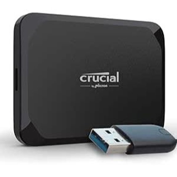 Crucial X9 2TB Portable SSD mit USB-A-Adapter
