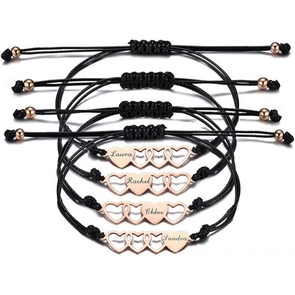 INBLUE Individuell gestaltete Herzarmbänder für beste Freunde