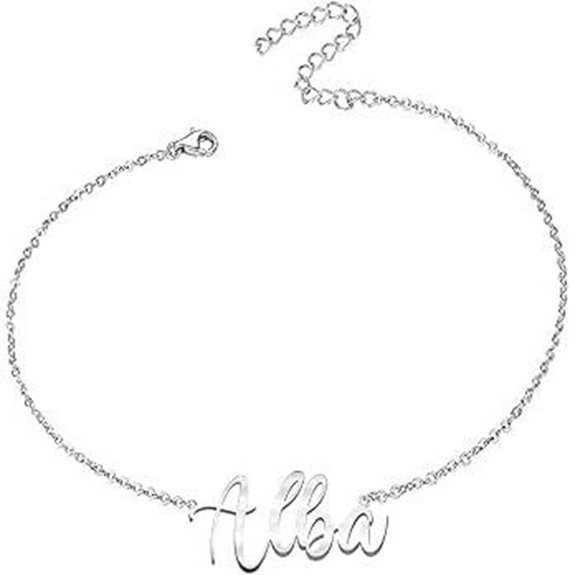 Personalisierte Silberstahlarmband für Damen