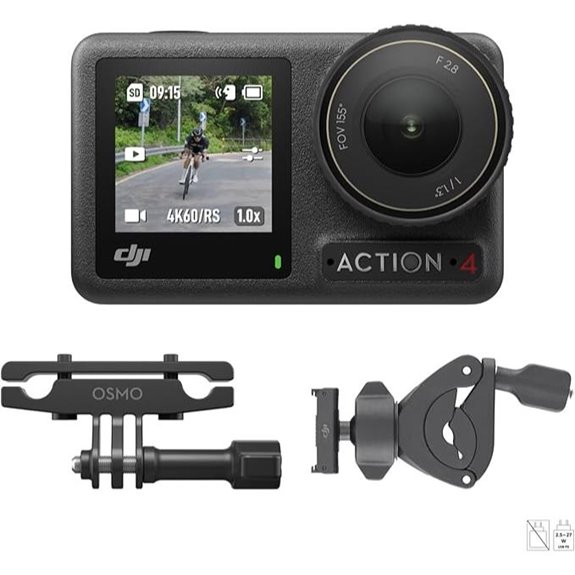 DJI Osmo Action 4 Cycling Kamera mit 360°-Tragegurt