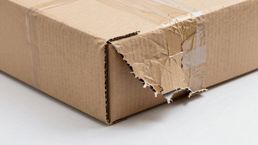 beschädigte Verpackung Rechte