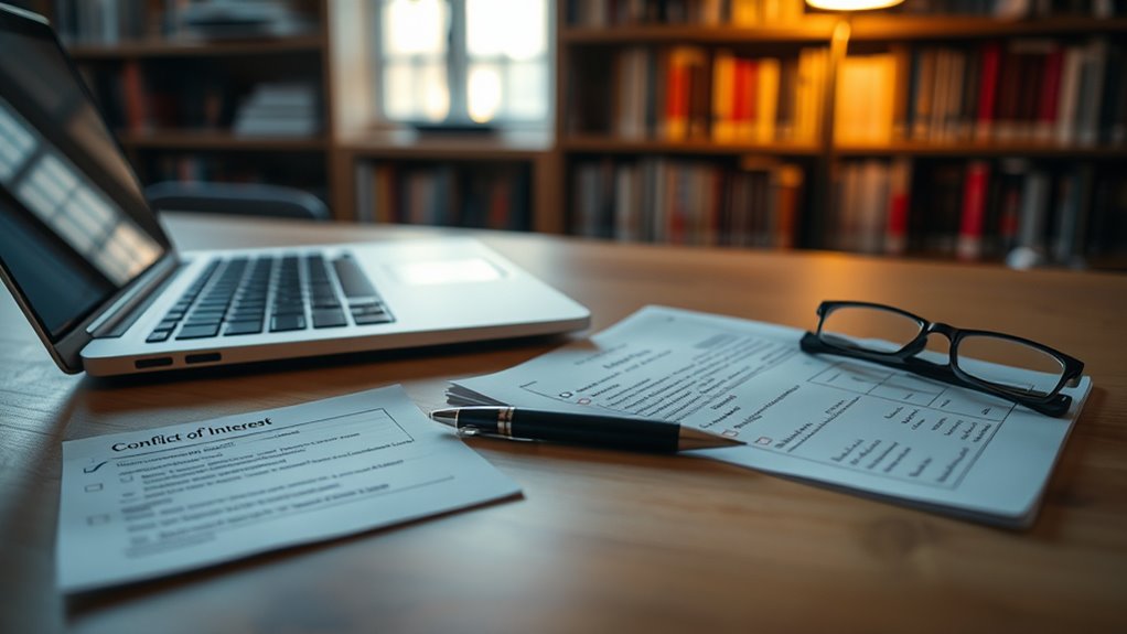 declare personal biases ethically