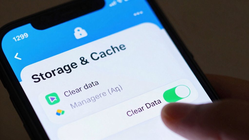 lösche App-Daten regelmäßig