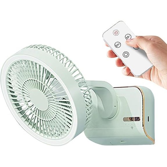 Desktop-Luftzirkulationsventilator mit Fernbedienung und Wandhalterung