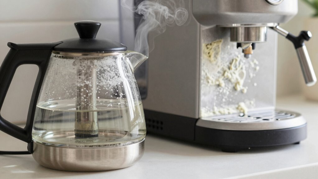 detect mineral buildup signs