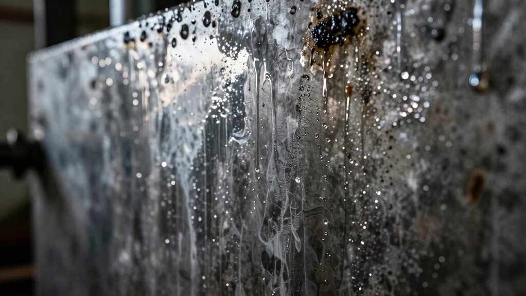 detect signs of moisture buildup