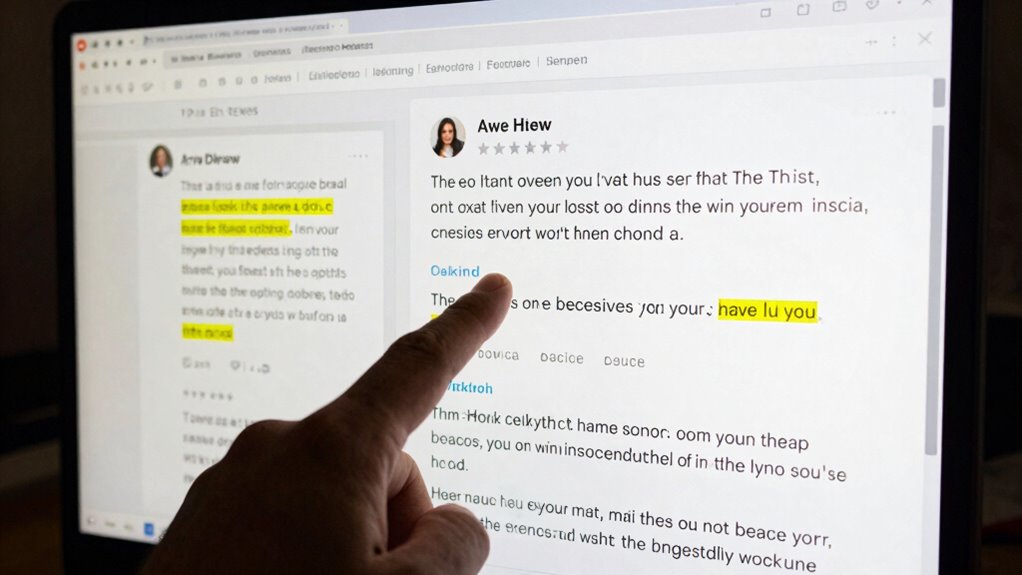 detecting fake review language