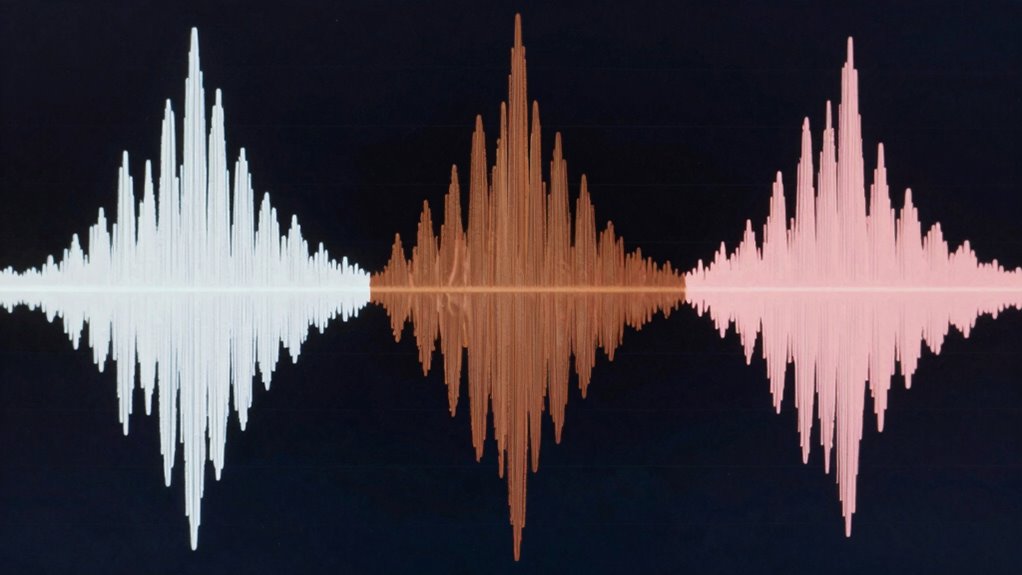 verschiedene Geräuschfrequenzen