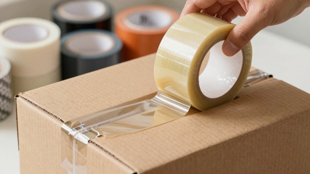verschiedene Verpackungsklebebänder