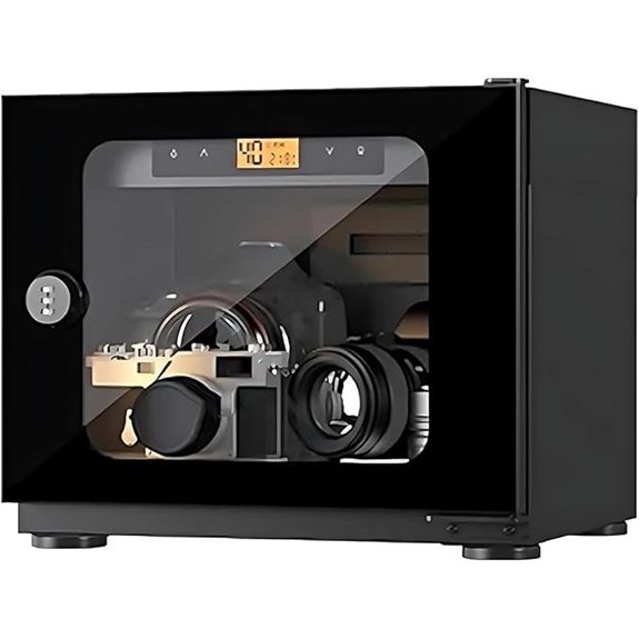 Digitale Kameratrockenkammer mit LED-Licht und Schloss