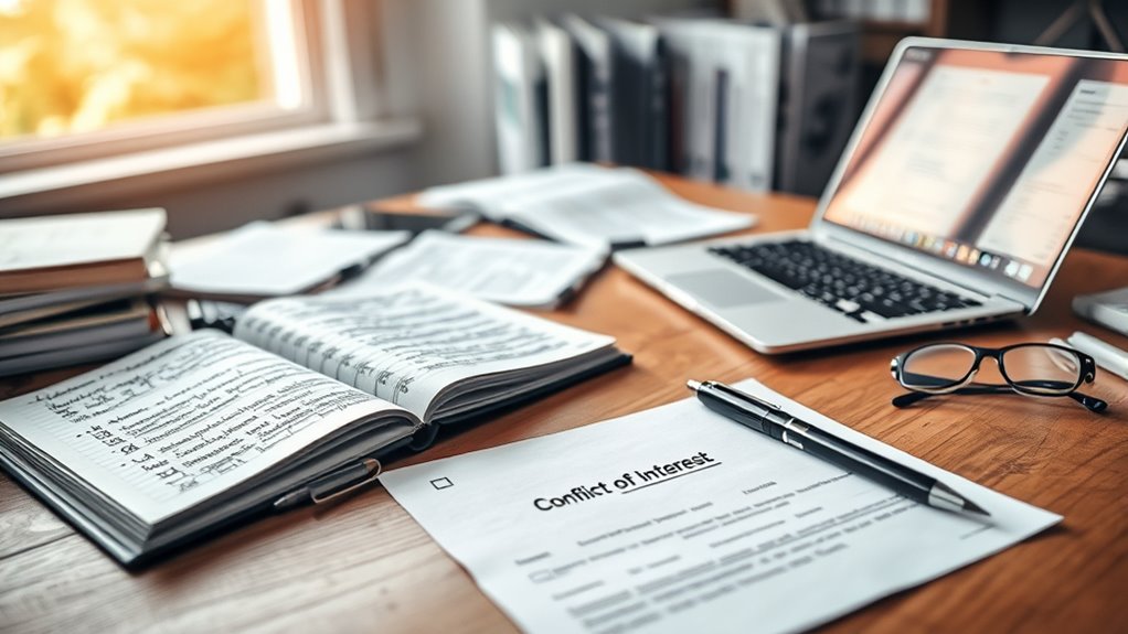 disclose all potential conflicts