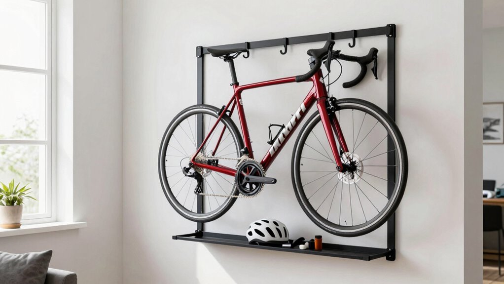 discreet space saving bike security