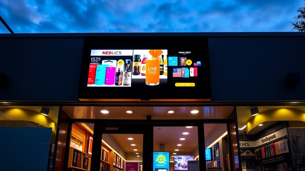 display size brightness features