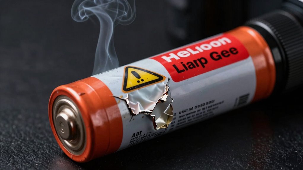 entsorge beschädigte Lithiumbatterien