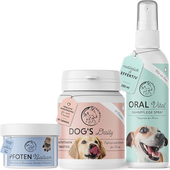 Annimally Dog Care Box: Vitamine Paw Balm Dental Spray