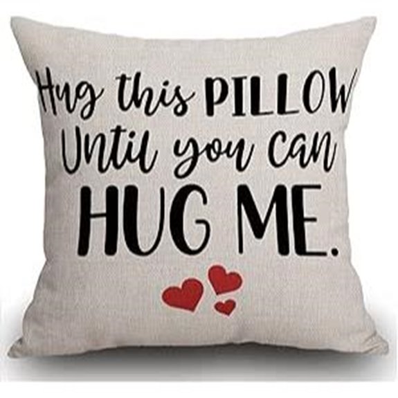 Smooffly Doppelseitige Liebespaar-Dekorationskissenbezug