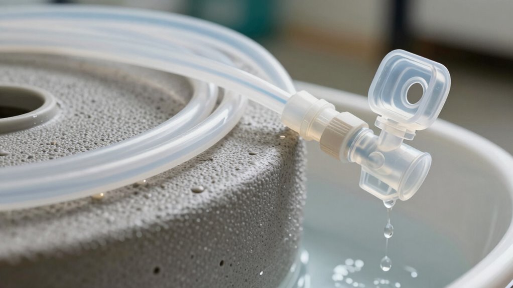 drain and store safely