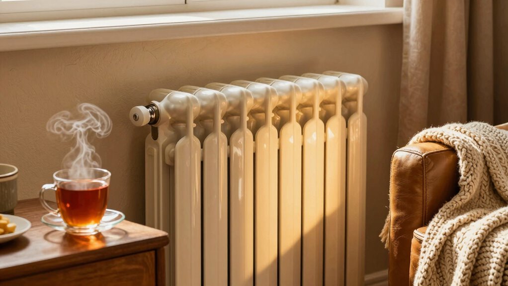 dry air caused by heating