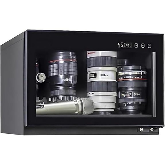 Trockenfach-Kameraentfeuchter mit LED und Feuchtigkeitsregelung