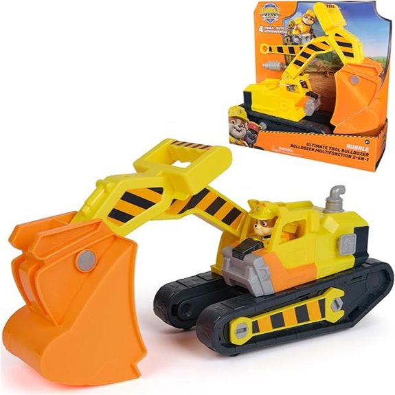 Rubble & Crew 2-in-1 Excavator Toy for Kids