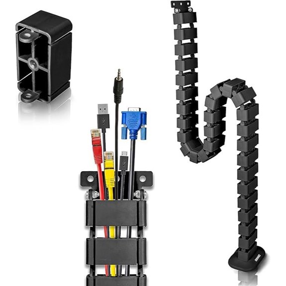 Duronic CM1DM BK Kabelkanal zur Verwaltung