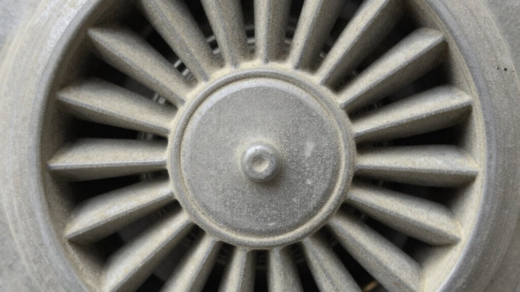 Staubansammlung beeinträchtigt die Belüftungseffizienz