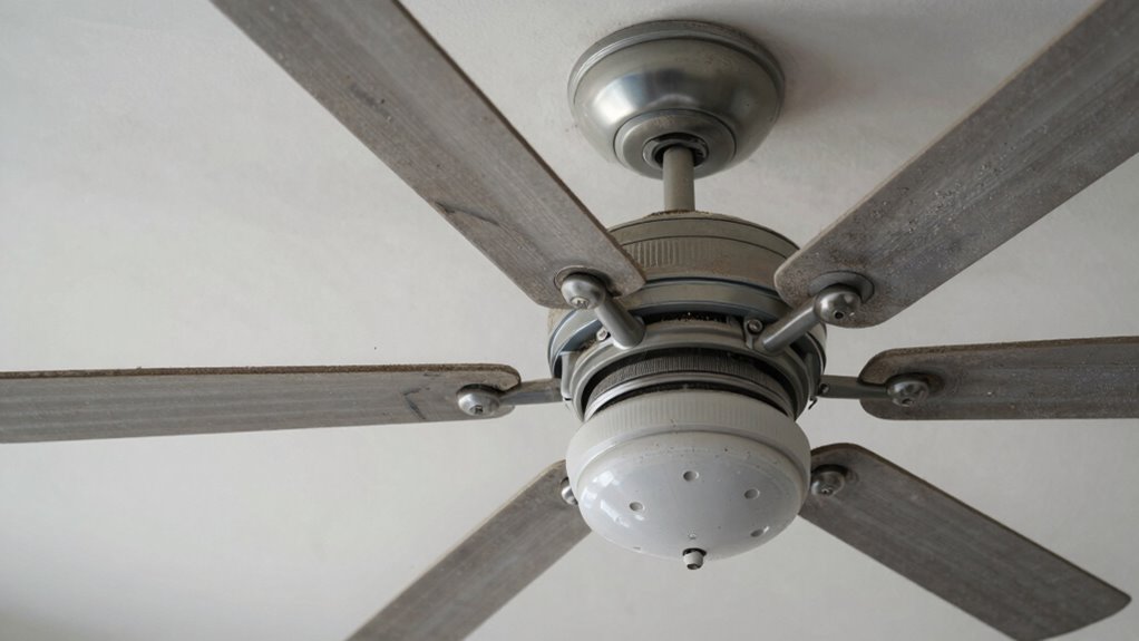 dust impairs fan efficiency