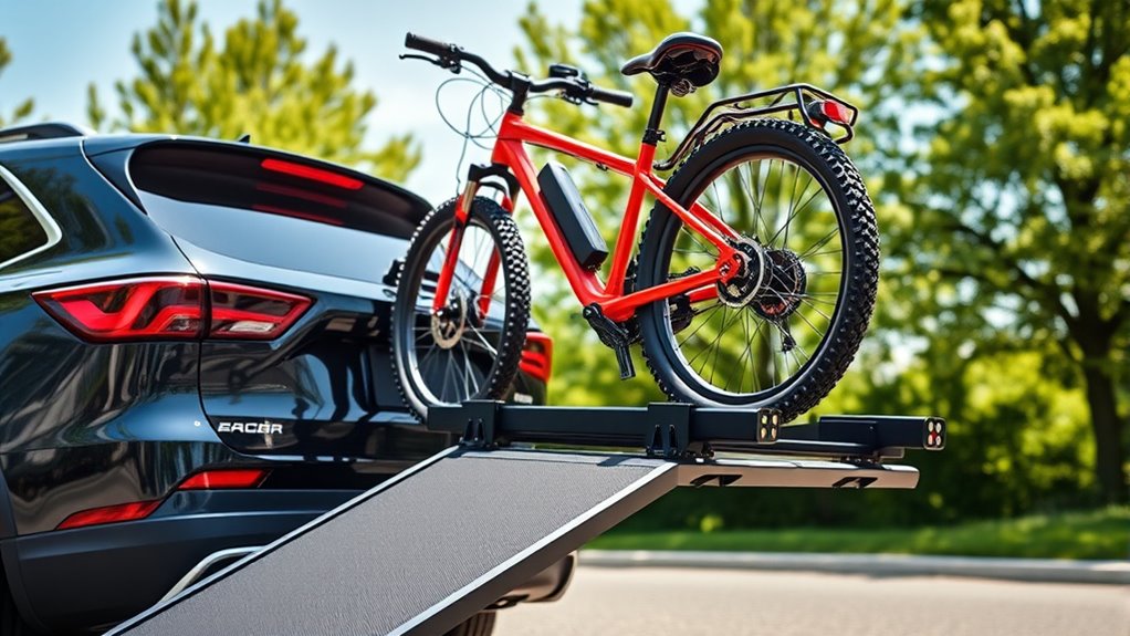 e bike hitch rack features