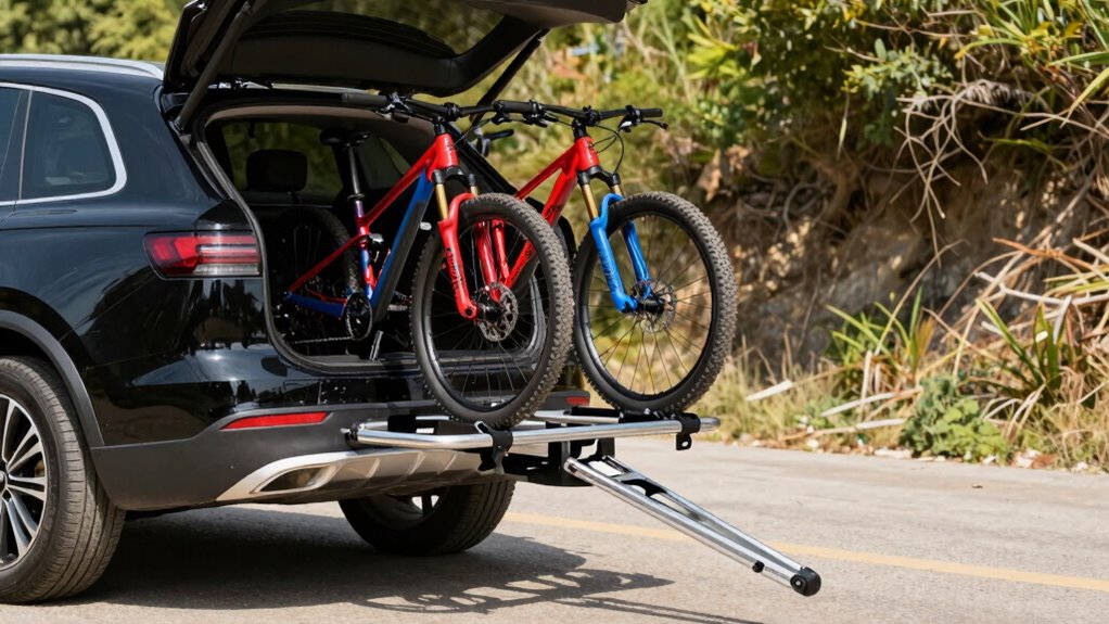 easy accessible bike transport