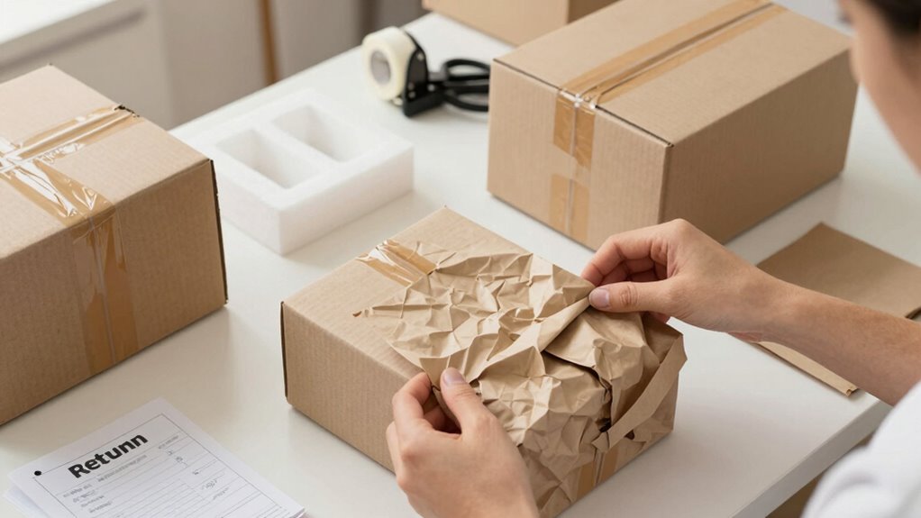 wirksame Verpackung zerbrechlicher Gegenstände