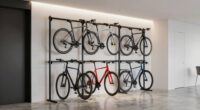 efficient apartment bike storage