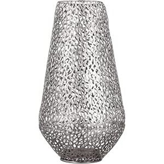 Casablanca Boden Windlicht Purley Antique Silver 46cm