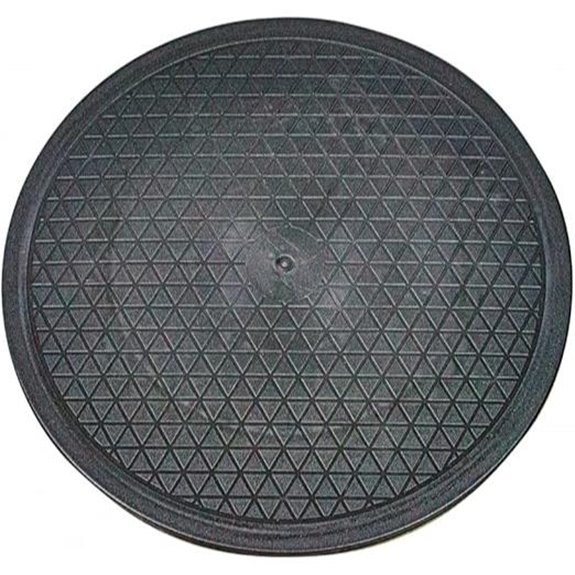 Mobiclinic® Europäische Marke Drehtisch Drehtisch 40 cm Durchmesser Schwarz