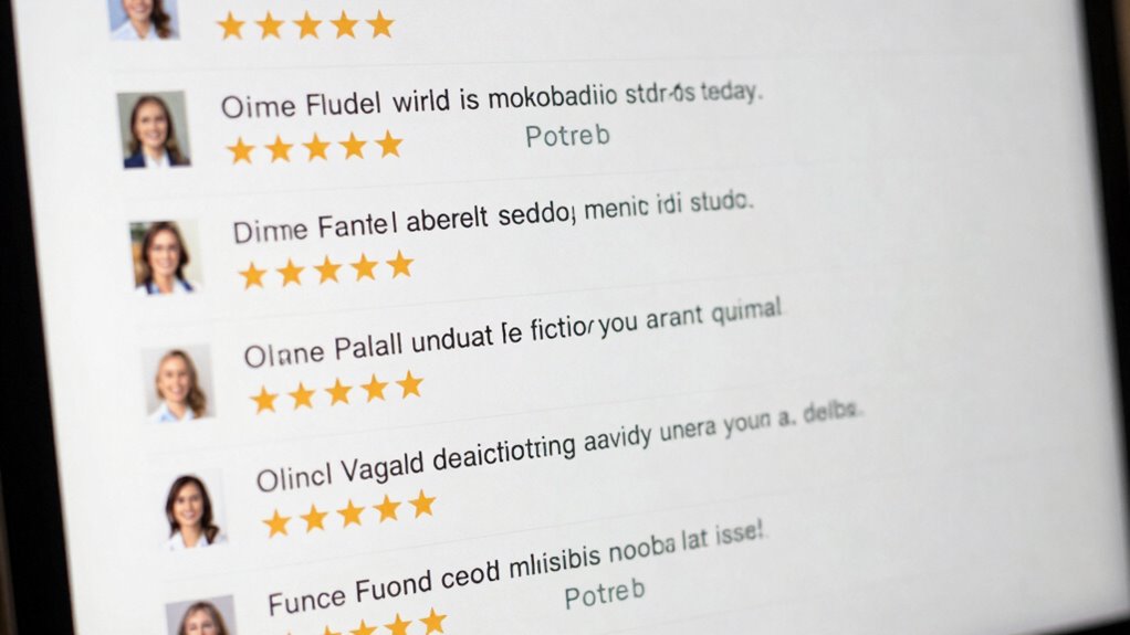 fake review formatting patterns