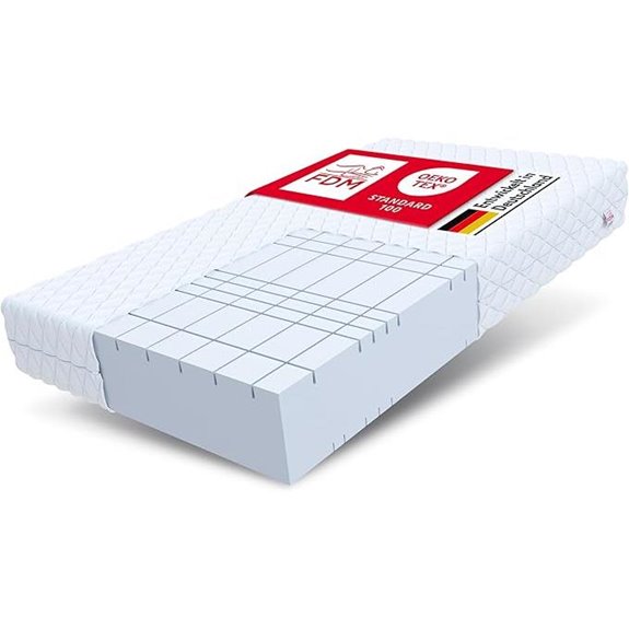 FDM 90x200cm H4 Kaltschaum-Matratze mit Bezug