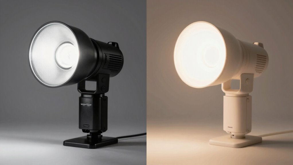 flash produces sharper images