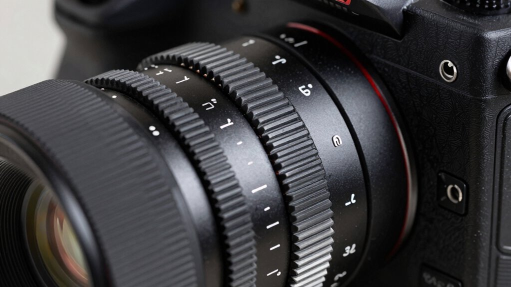 Fokussierrad mit festen Endstopps