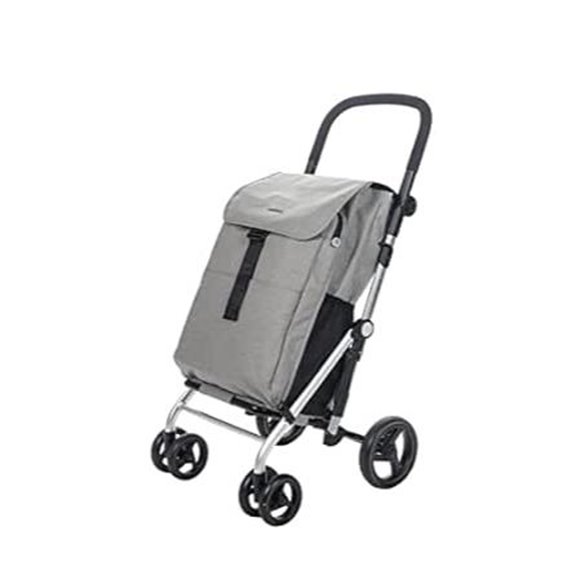 Carlett faltbarer Familien-Einkaufswagen mit 4 Rädern