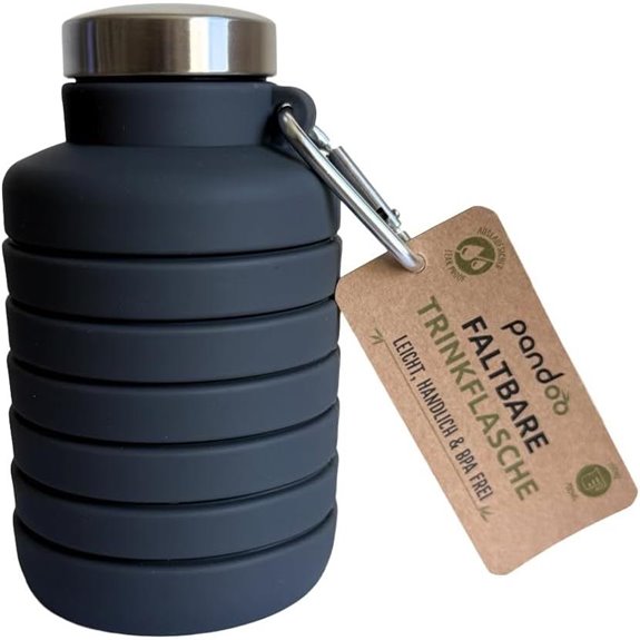 Pandoo faltbare Silikon-Wasserflasche (700 ml)