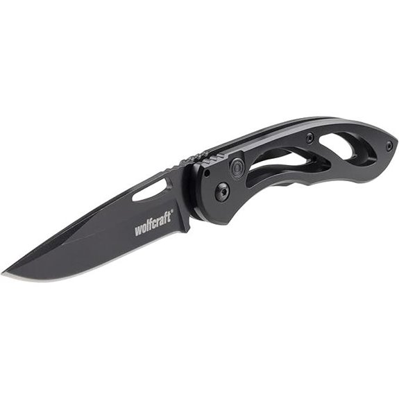 Wolfcraft Freizeitmesser mit faltbarer Klinge
