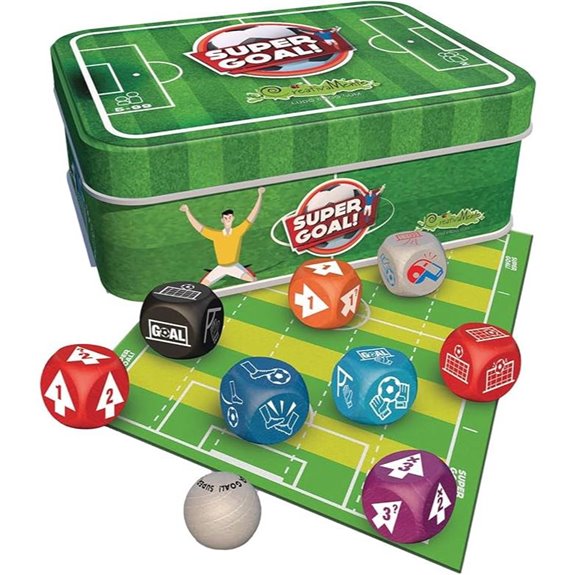 CreativaMente Super Goal! Football Dice Game for All