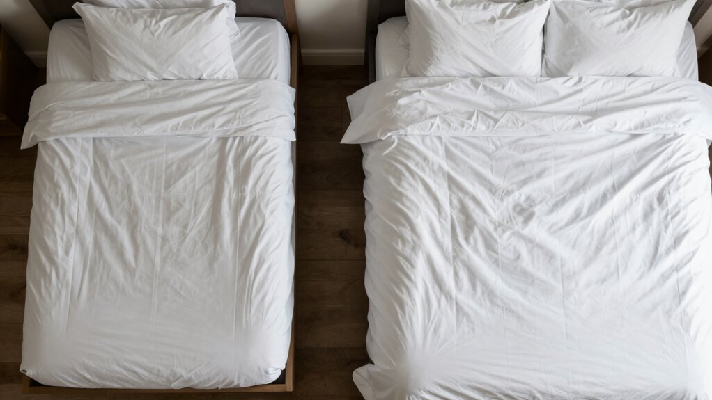 full vs queen bed sizes